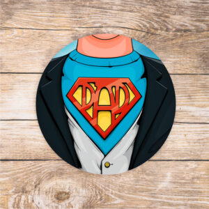 Super hero dad mousepad