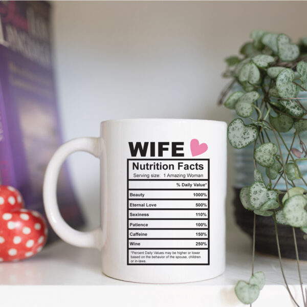 Wife nutrition facts mug