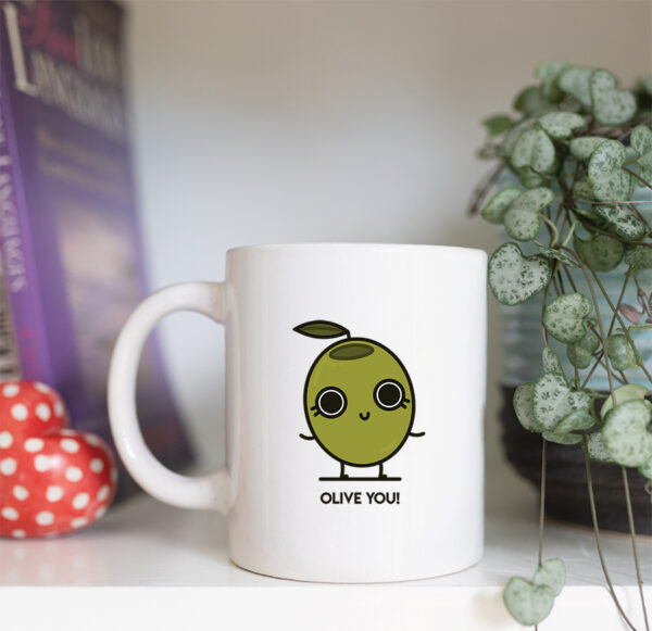 olive you mug